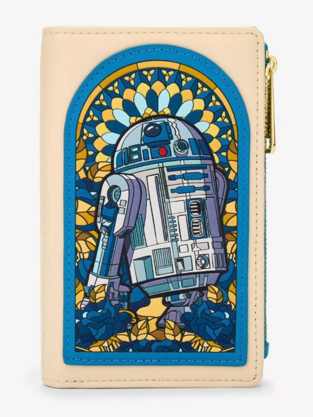 Loungefly Star Wars R2-D2 Stained Glass Portrait Wallet -Exclusive